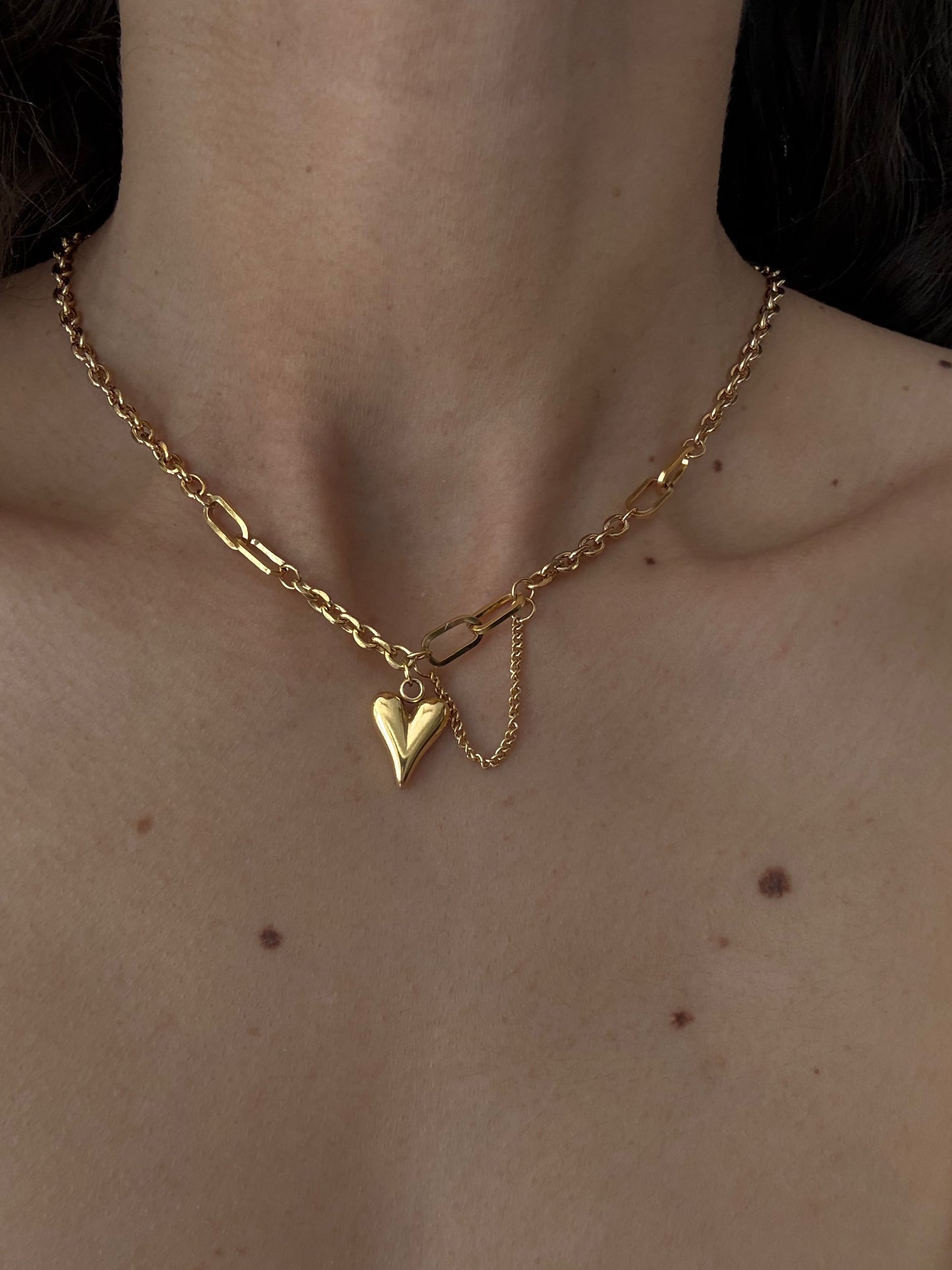 Collar Cadena  Corazón