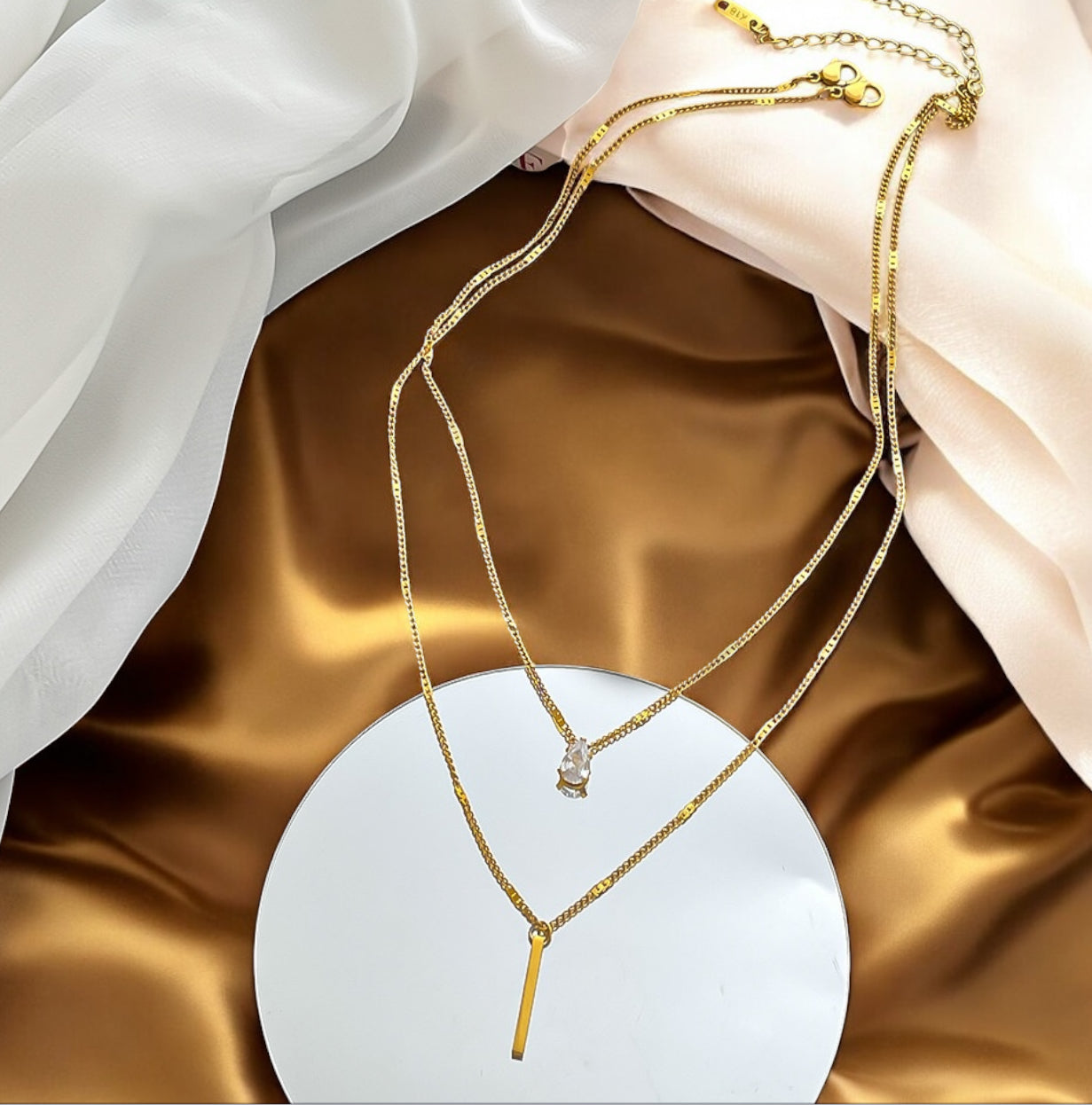 Collar Doble Punto de Luz