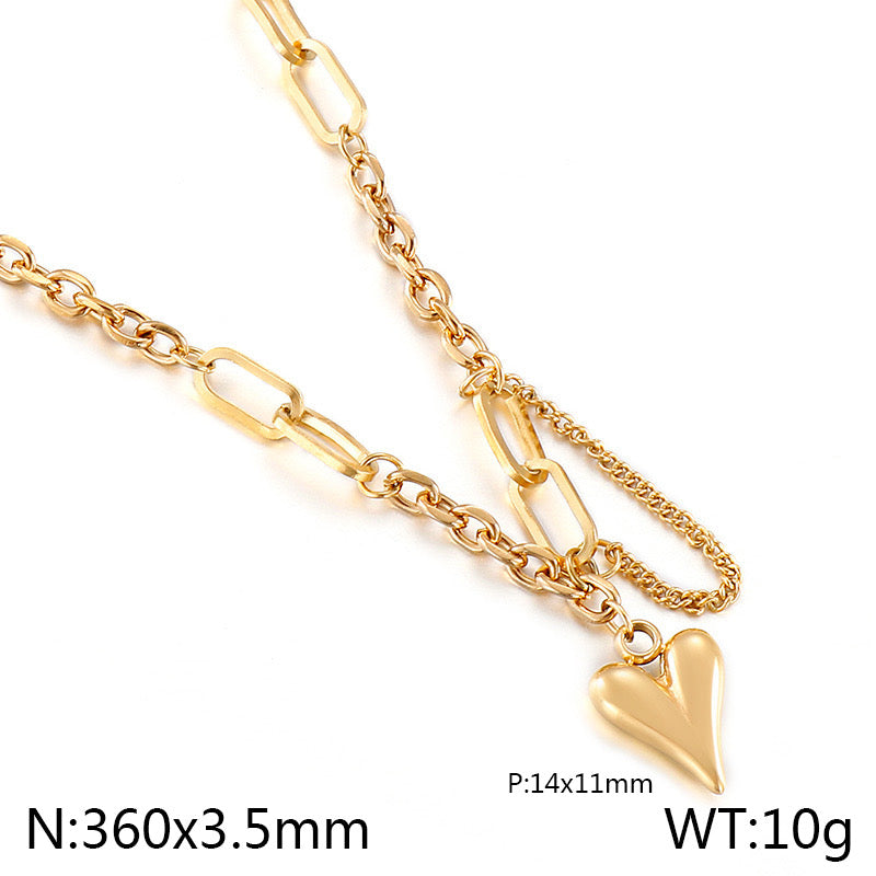 Collar Cadena  Corazón