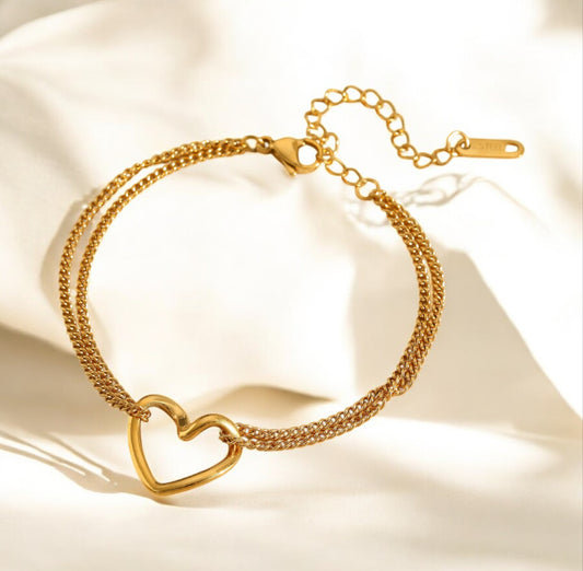 Pulsera Corazón Vazado